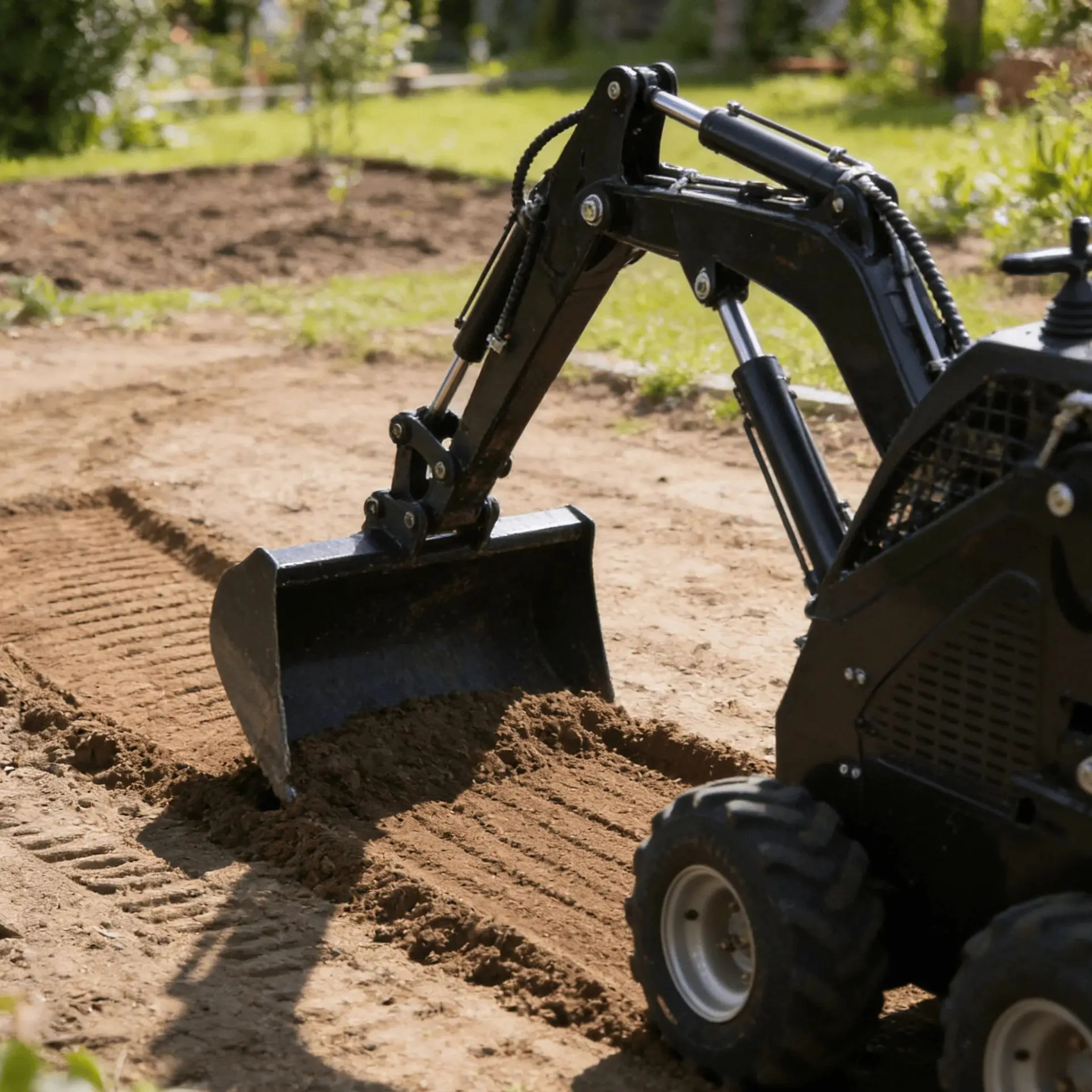 

Индивидуальный гидравлический привод для экскаватора-погрузчика с давлением 17-21 бар и рабочим циклом 9 секунд