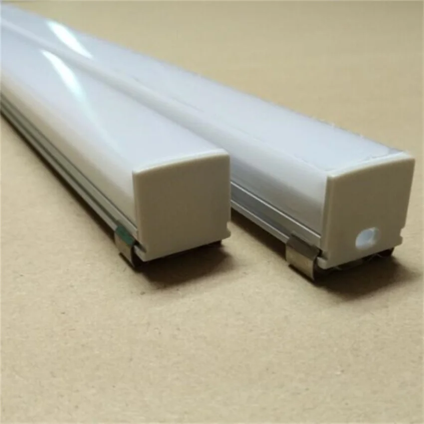 1.5m/pcs 3 Sides Emitting Anodized Led Strip Light Aluminum Profile With Higher Diffuser Surface Mount