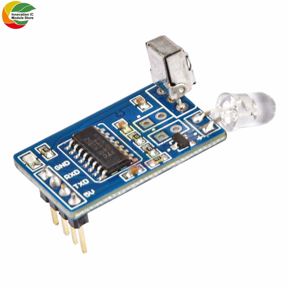 5V Infrared Decoding Module Infrared Wireless Communication NEC Code Pairing Transceiver Serial Communication Coding Module DIY