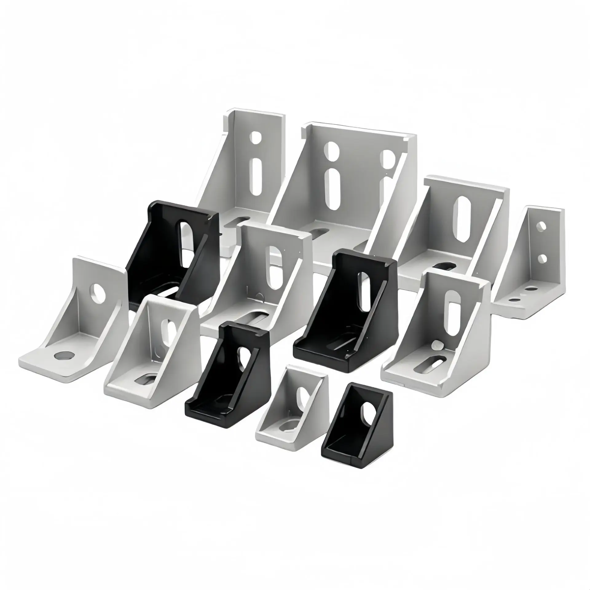 Aluminum Profile Accessories 2020 3030 4040 Corner Code European Standard Aluminum Alloy Combination Connection Corner Piece
