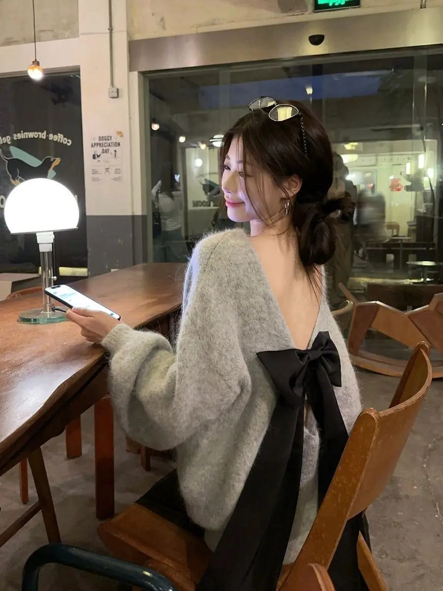 

Свитера Джемперы Пуловеры Женский пуловер Элегантный женский многослойный вид Корейская популярная одежда Женская BF Y2K Lady Business OL Work