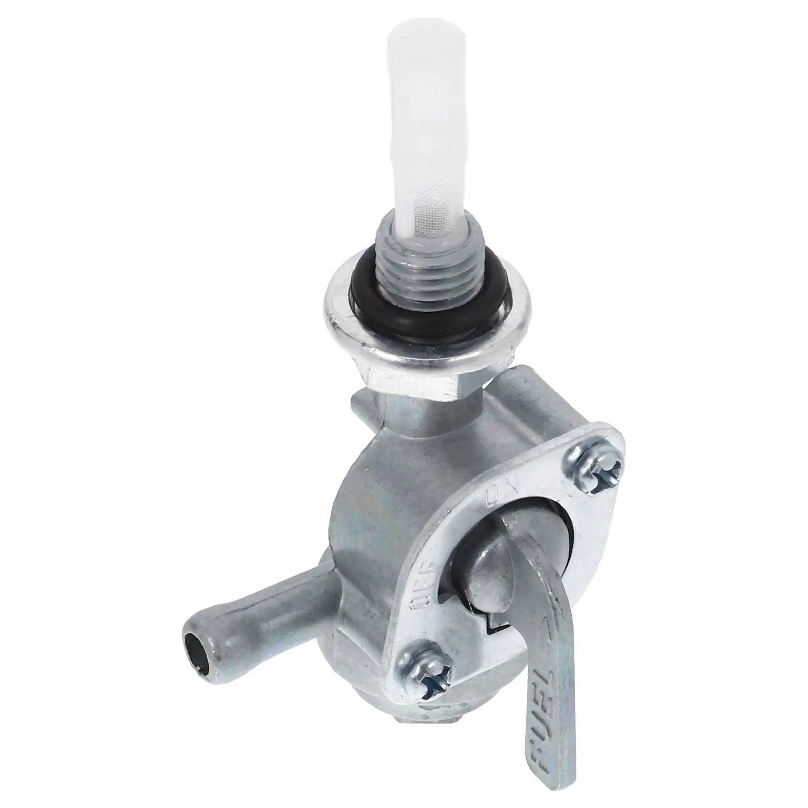 Shut Off Valve for Generator Fuel Tank Zinc Alloy Body Rubber Seal Petcock Valve Replacement Part for Generator Engine