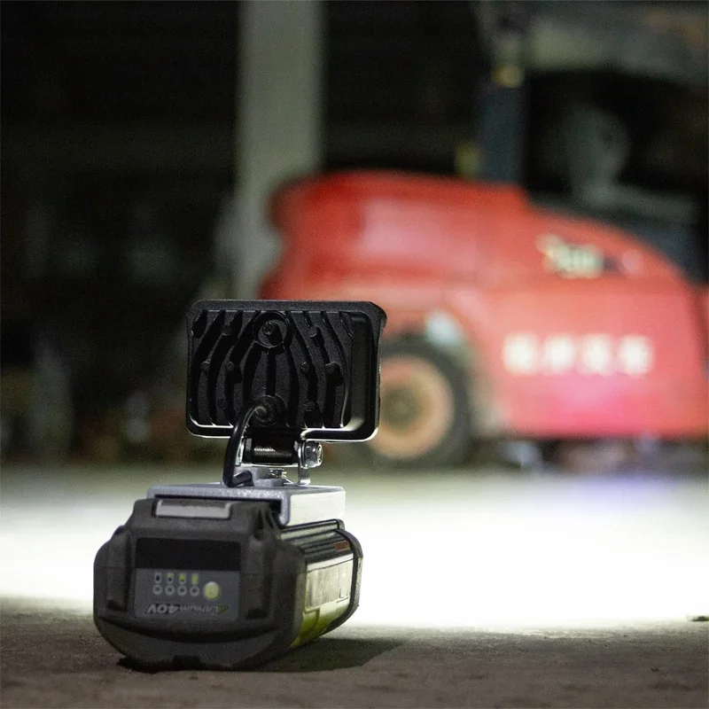 Portable LED Work Light for Ryobi 40V Lithium Ion Battery Portable LED Tool Camping Travel Cordless Light