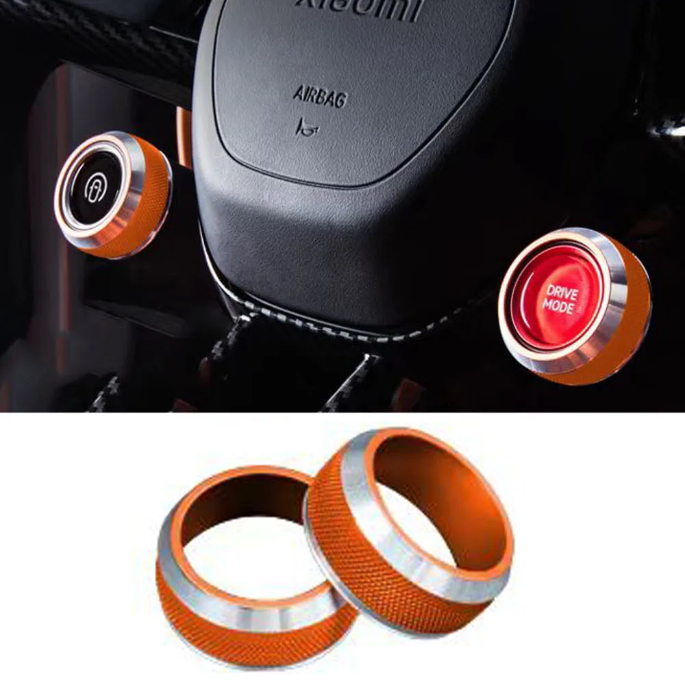 

For Xiaomi YU7 2025 Steering Wheel Knob Protection Sticker Car Interior Modification Accessories Button Knob Frame Car Interior