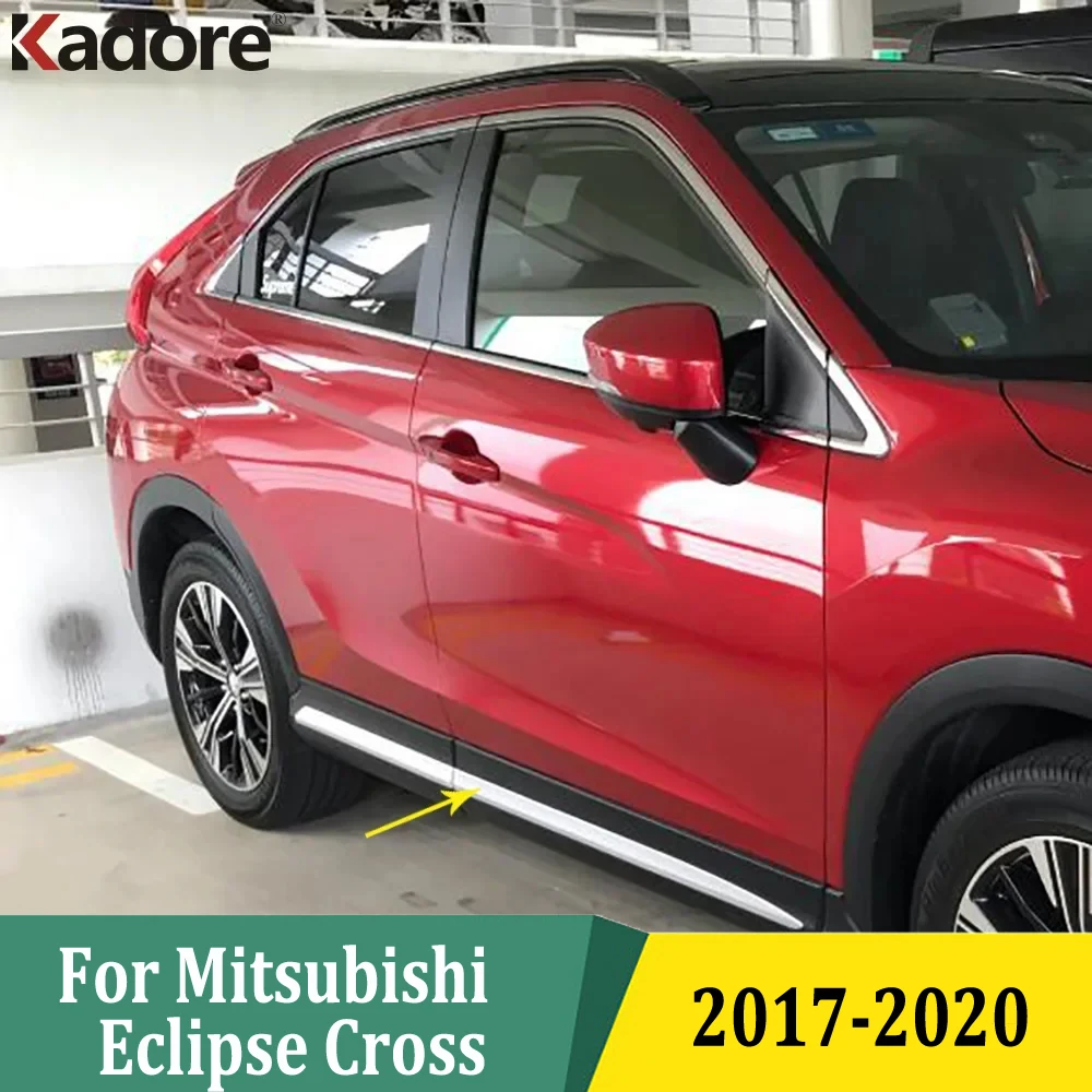 

Для Mitsubishi Eclipse Cross 2017 2018 2019 2020 матовый корпус боковой двери автомобиля молдинг линия крышка отделка протектор внешние аксессуары