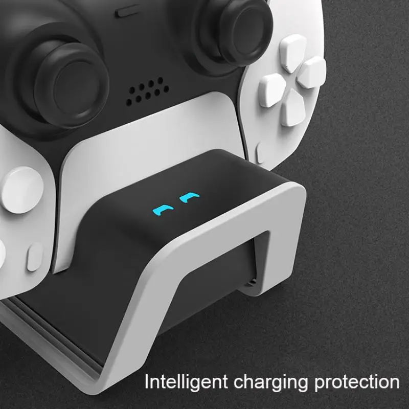 Для PS5 геймпад Зарядная база PS5 полый базовый ручной двойной зарядка со светодиодной подсветкой регулируемая головка