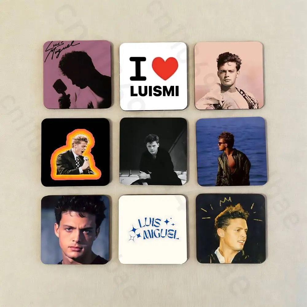 

L-Luis Miguel Singer Fridge Magnet Personalized Magnetic Durable Plastic Square Picture Surface Fridge Magnets