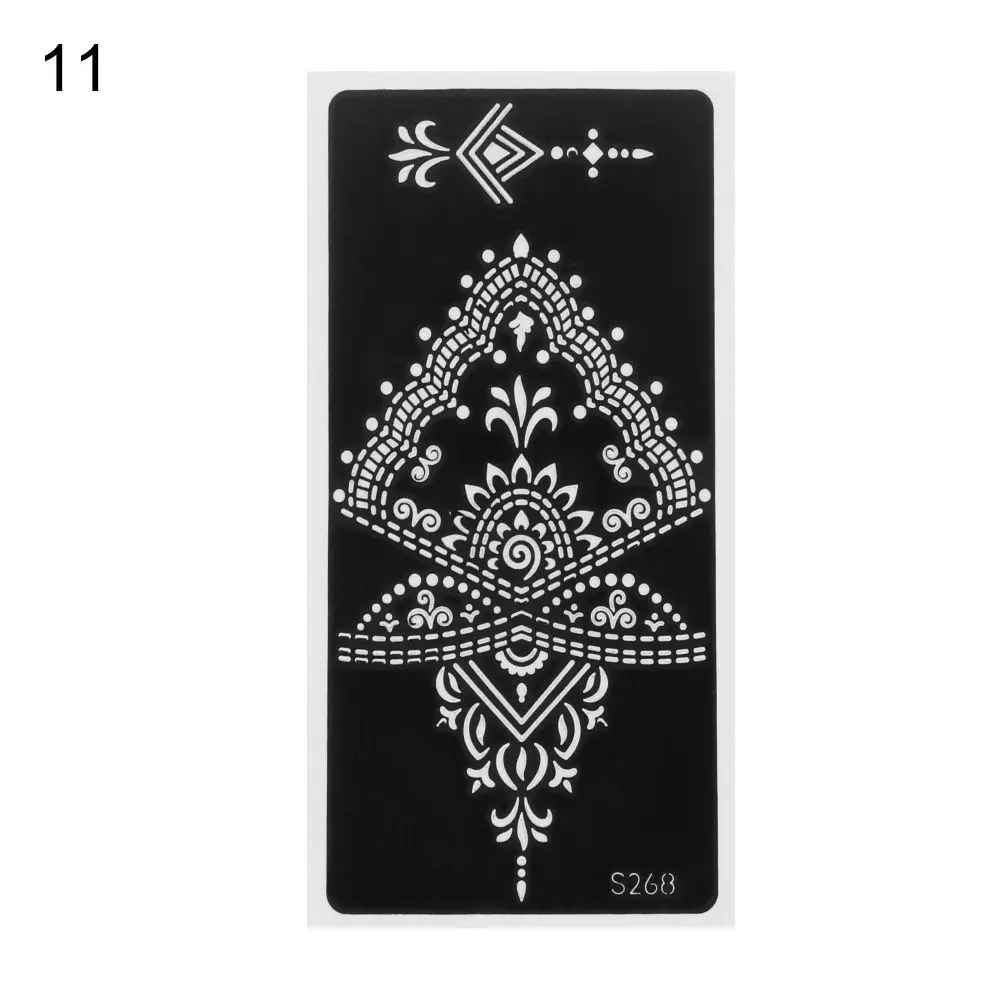 Hot Sale Mehndi Indian Style Beauty Temporary Hand Decal DIY Body Art  Stencils Henna Template Sticker