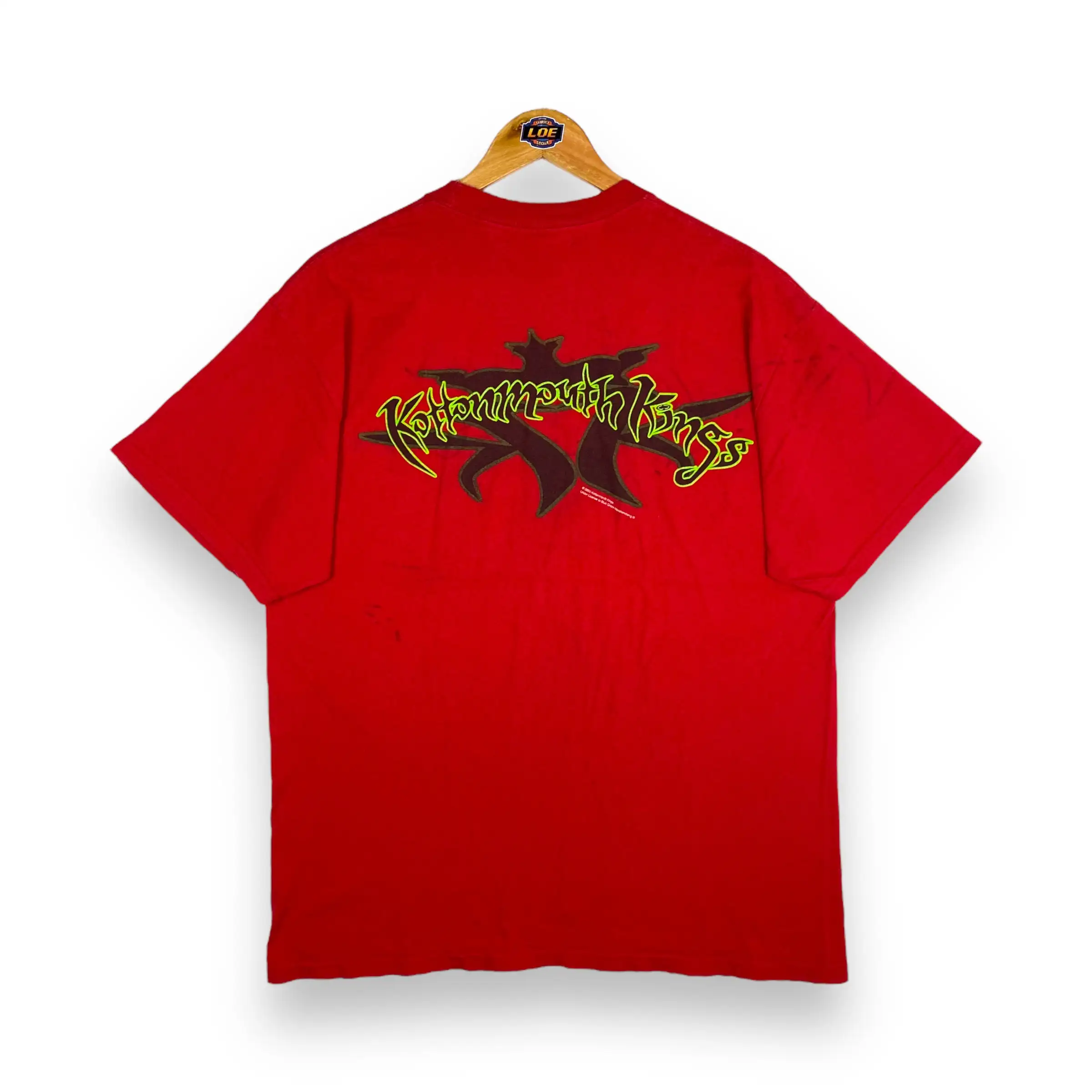 Zeldzame Vintage 2000 Kottonmouth Koningen Amerikaanse Hiphop Groep T-Shirt Grote Maat