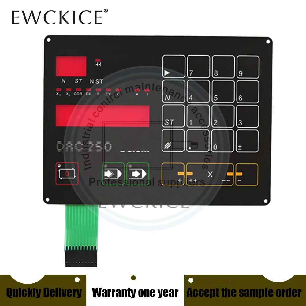 NEW DAC250 HMI PLC Membrane Switch keypad keyboard Industrial control maintenance accessories