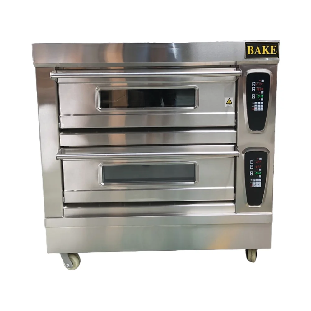 Commercial Electric Baking Toaster Oven 1-3 Layers/Deck Stainless Steel Multifunctional Pizza Bakery Oven New Flour Milk