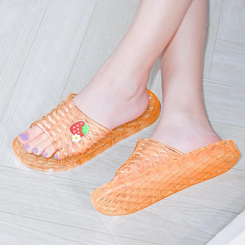 New transparent outdoor indoor slippers for women