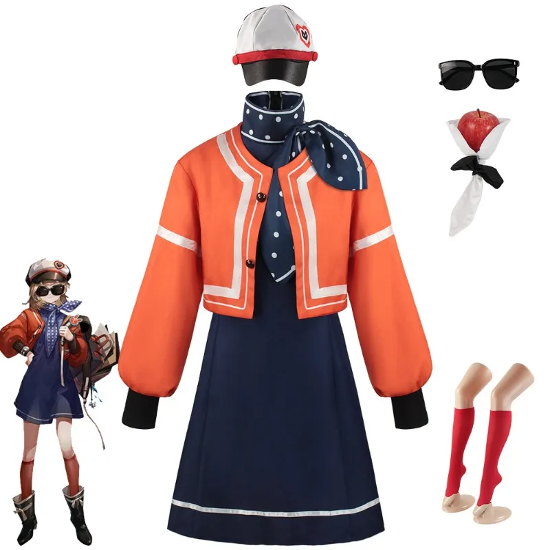 Retro Anime Game Cosplay Costume Womens Vintage Character Outfit for Gaming Role Play Halloween Party Dress Up Events