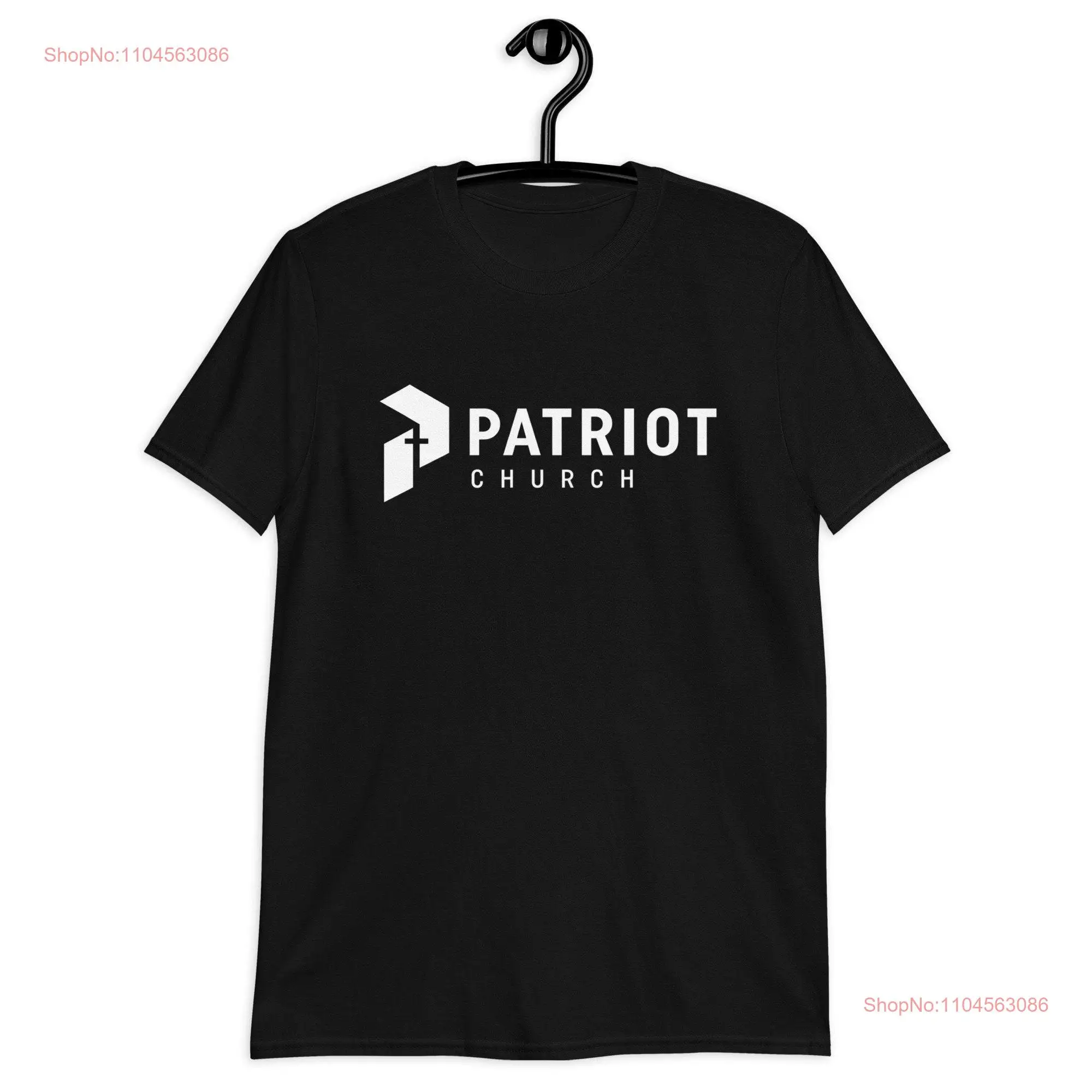 

Футболка Patriot Church Revival с длинными или короткими рукавами спереди и сзади