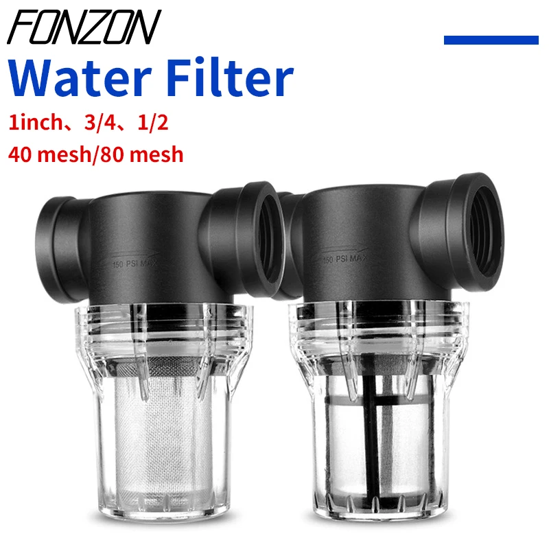 

1/2 "3/4" 1 "садовый полив фильтр для орошения аквариумный водяной насос входной воды 40-200 сетчатый фильтр бытовой фильтр для водопроводной трубы