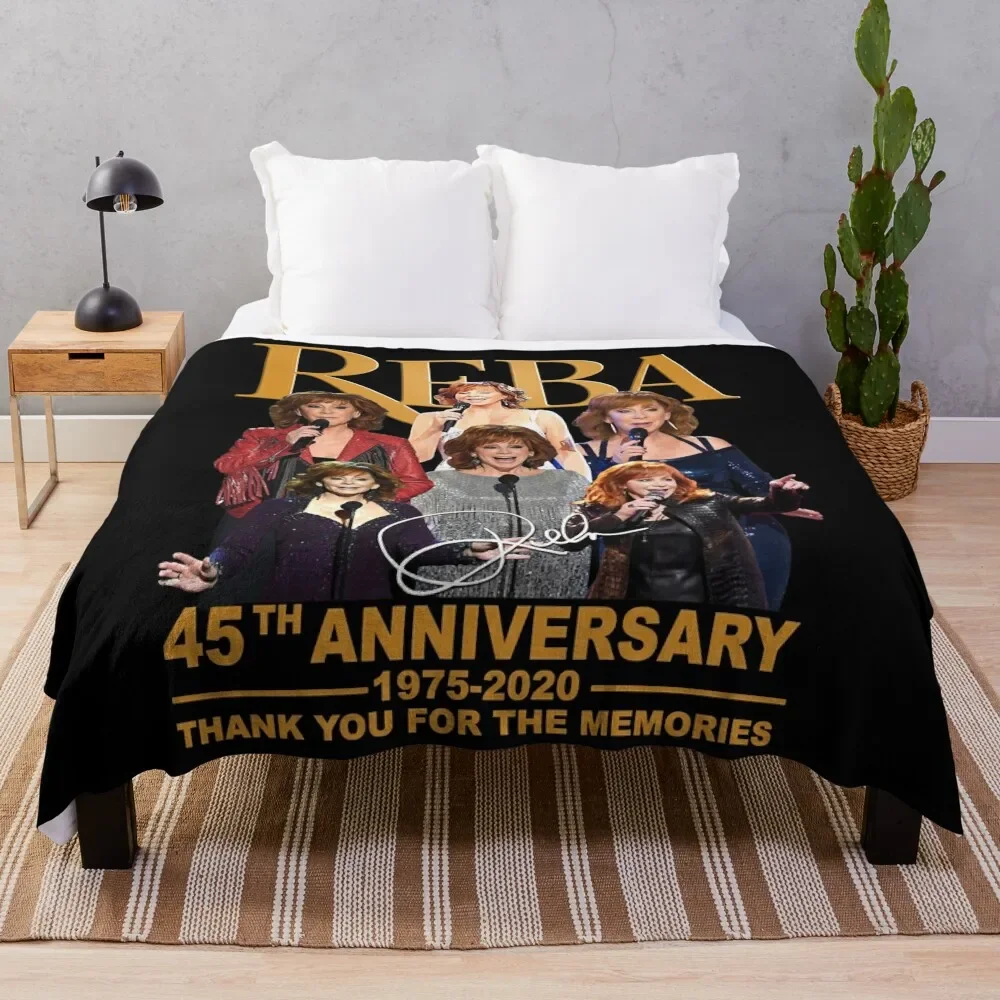 

Limited Edition - Reba Classic Throw Blanket Travel Size Cozy Blanket for Plane Train