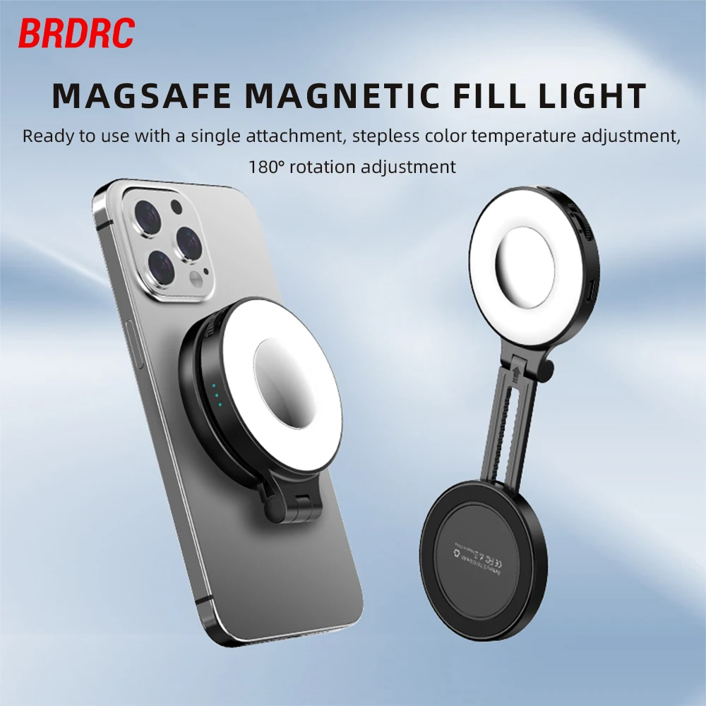 Flymile Magnetisches Selfie-Stick-Stativ für iPhone 16, 15, 14, 13, 12 Pro Max, faltbares Telefon, 1/4 Zoll Löcher, kompatibel mit MagSafe – Detail 15