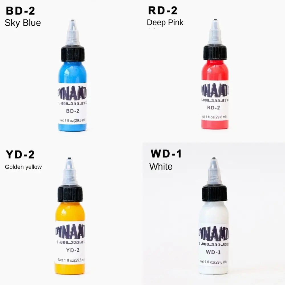 

Hot Sale 30ML Tattoo Ink Red Yellow White Blue Tattoo Pigment Body Art Tattoo Ink Pigment Tattoo Supplies