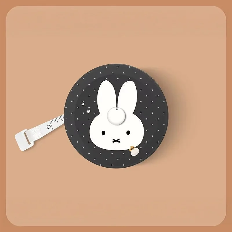 Afbeelding 6: Schattige Miffy Mini intrekbare meetlint voor borst, taille en heup, draagbare cartoon meetlint voor huishoudelijk gebruik.