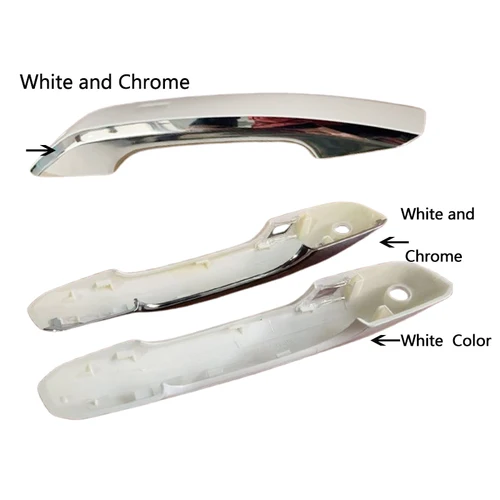 Imagen 2 del producto Para nuevo Audi A4L A5 Q5L manija exterior cubierta de carcasa de manija exterior con tira cromada brillante 8WD 837876