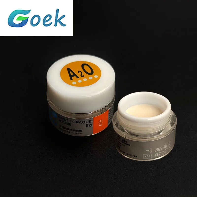 

5g/бутылка Dental Metalbond фарфоровая паста, непрозрачная фотобумага, 46 цветов, стоматологические материалы, лабораторные инструменты