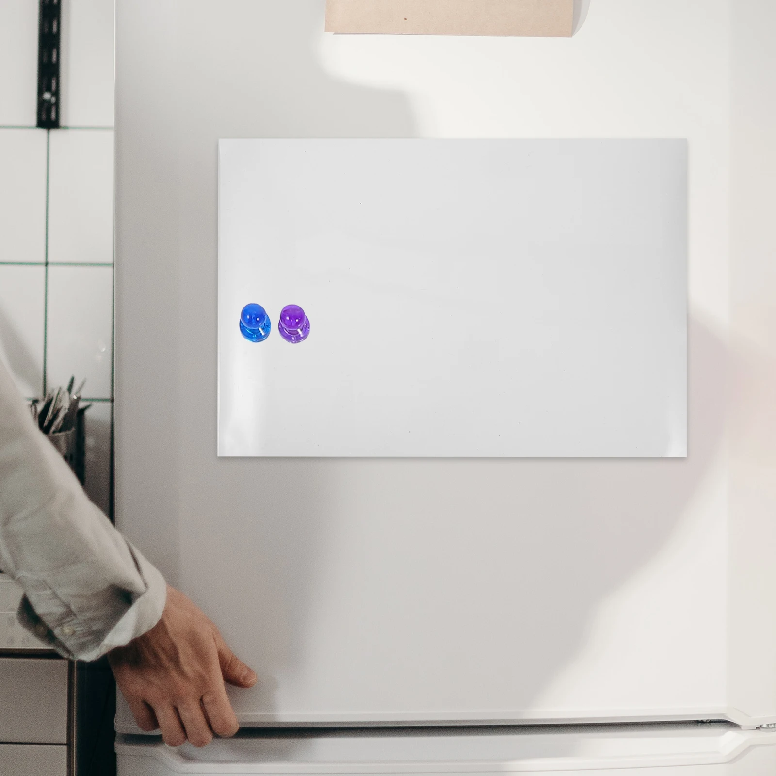 

1 комплект, магнитная доска для сухого стирания для холодильника, мини-белая доска для планирования на кухне, стираемый магнитный органайзер для сообщений