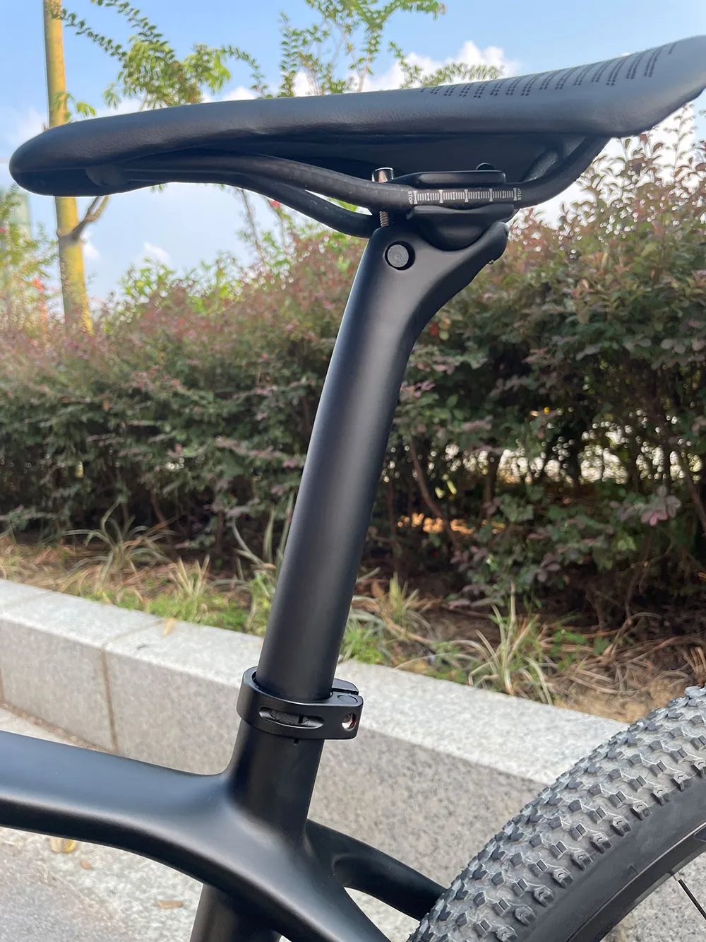 AliExpress ELITA ONE ELITAONE MTB Carbon Seat Post25.4/ 27.2/30.9/31.6mm Offset 20mm Road Bike Seatpost with Carbon Fiber Base Cover