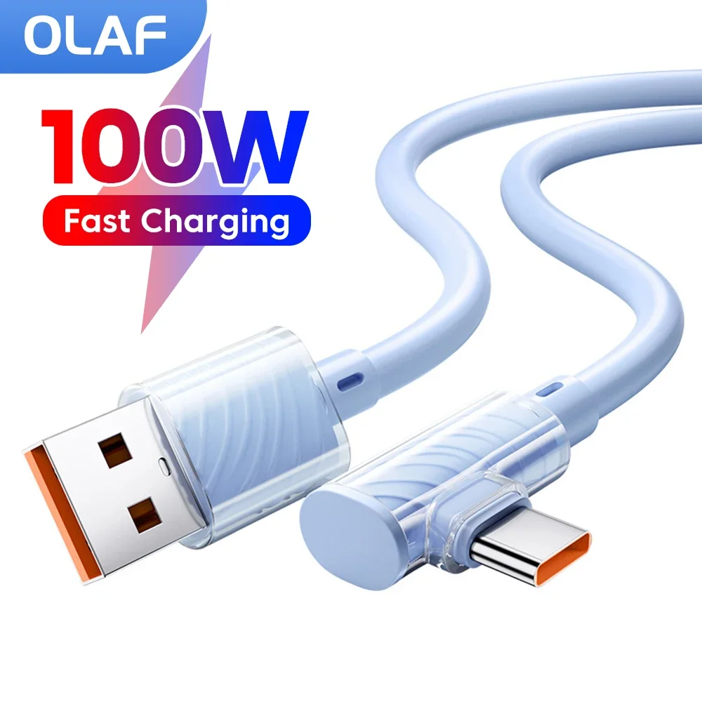 

100W Type C Cable Fast Charging 1M 1.5M 2M For iPhone 15 16 17 Samsung Huawei Xiaomi USB Type C Mobile Phone Cable USB C Cord