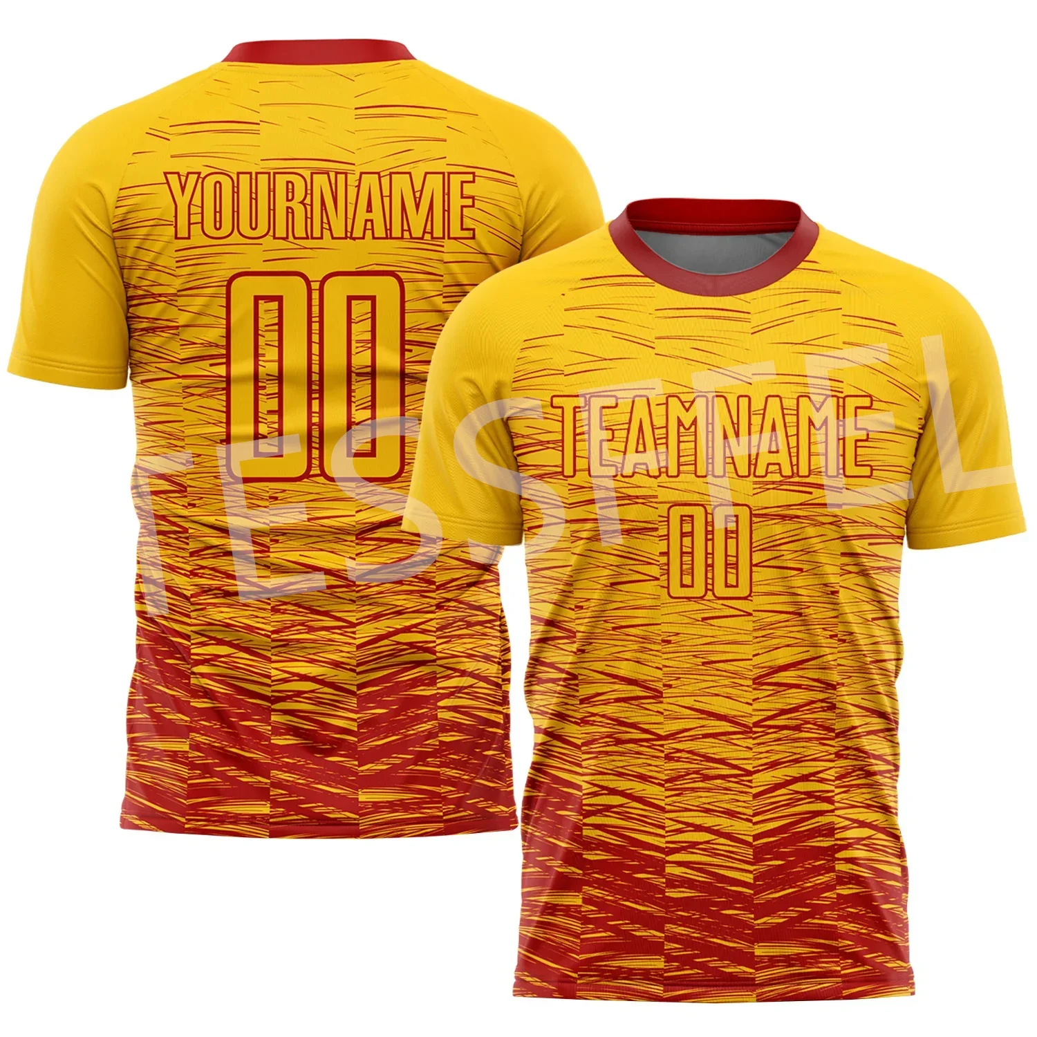 Benutzer definierte Name Fußball mannschaft passt Fußball Sport Trikot Retro 3dprint Sommer lässig Harajuku T-Shirts Streetwear kurze Ärmel xa2