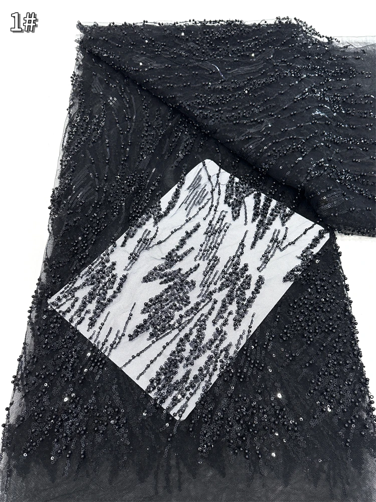 nuovo-tessuto-africano-del-pizzo-2025-ricamo-netto-francese-di-alta-qualita-pizzo-con-perline-di-lusso-5-metri-per-la-festa-serale-di-nozze