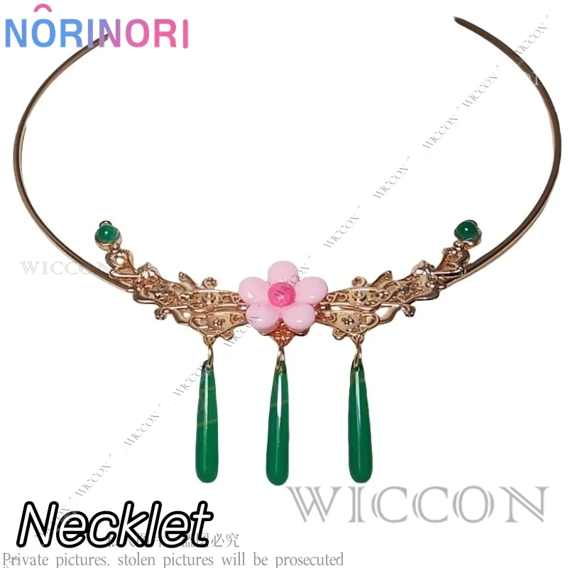 MaoMao-Costume de Cosplay de l'Anime The Apothecary Diaries, Perruque Hanfu, Uniforme Antiquité, Collier, Boucles d'Oreilles, Épingles à Cheveux pour Fille et Femme