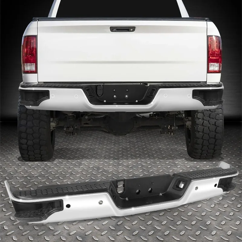 US For 09-23 Dodge Ram 1500/Classic Chrome Rear Bumper Assembly w/Sensor Holes