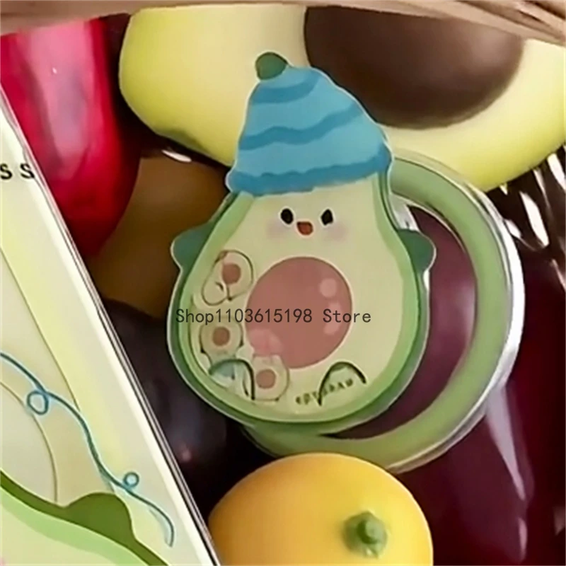 한국 귀여운 퀵샌드 쉐이크 가지 만화 마그네틱 거치대 폰 그립 톡 스탠드 지지대, 아이폰 16 용, 맥세이프 액세서리