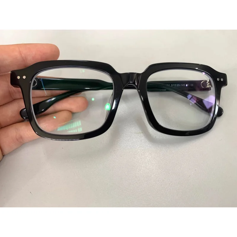 

Acetate Glasses Frame Men Hade Made Retro Women Eyeglasses Frame Spectacles Square Vintage Eyewear