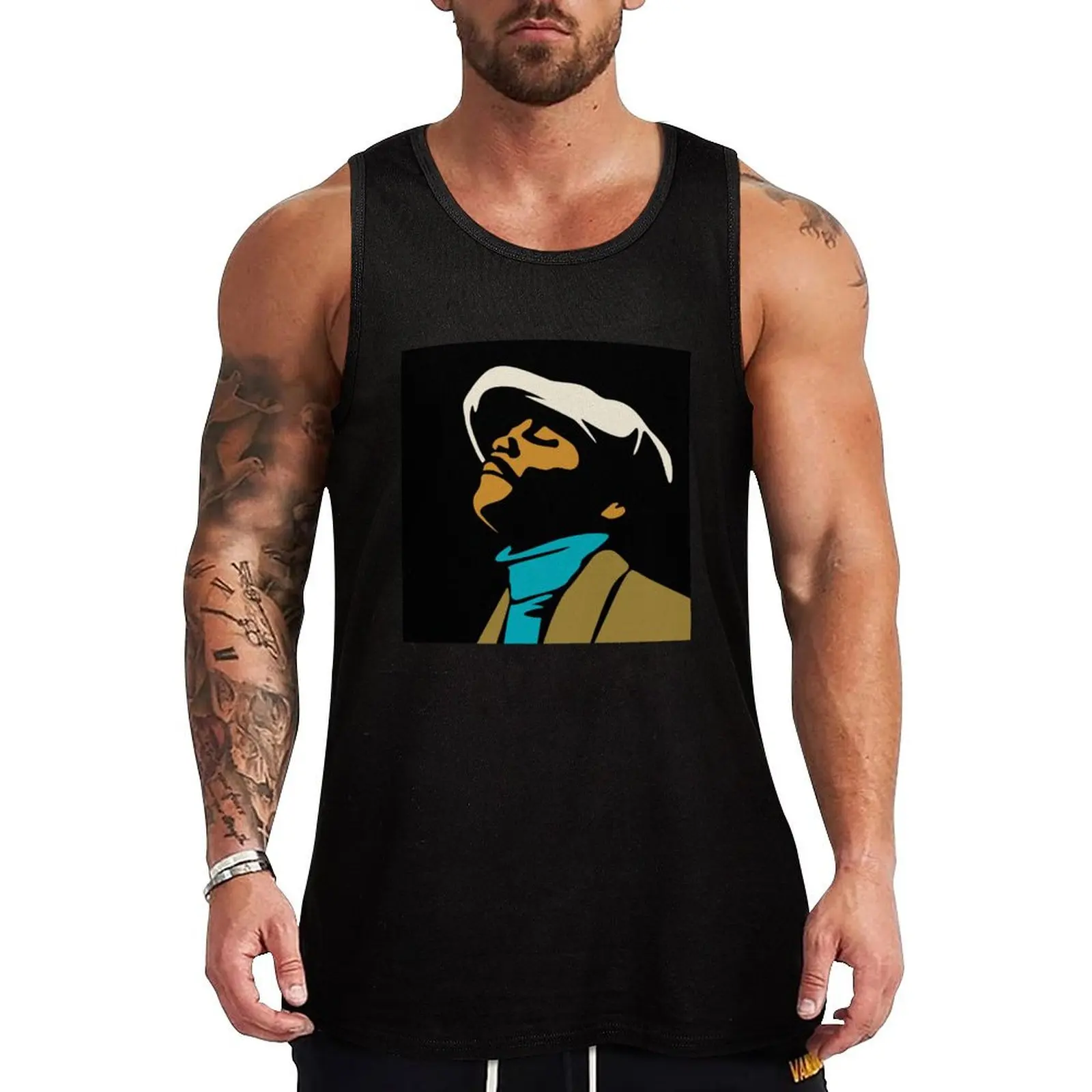 

Donny hathaway Tank Top Sleeveless T-shirt gym shirt men Men's clothing brands T-shirts men