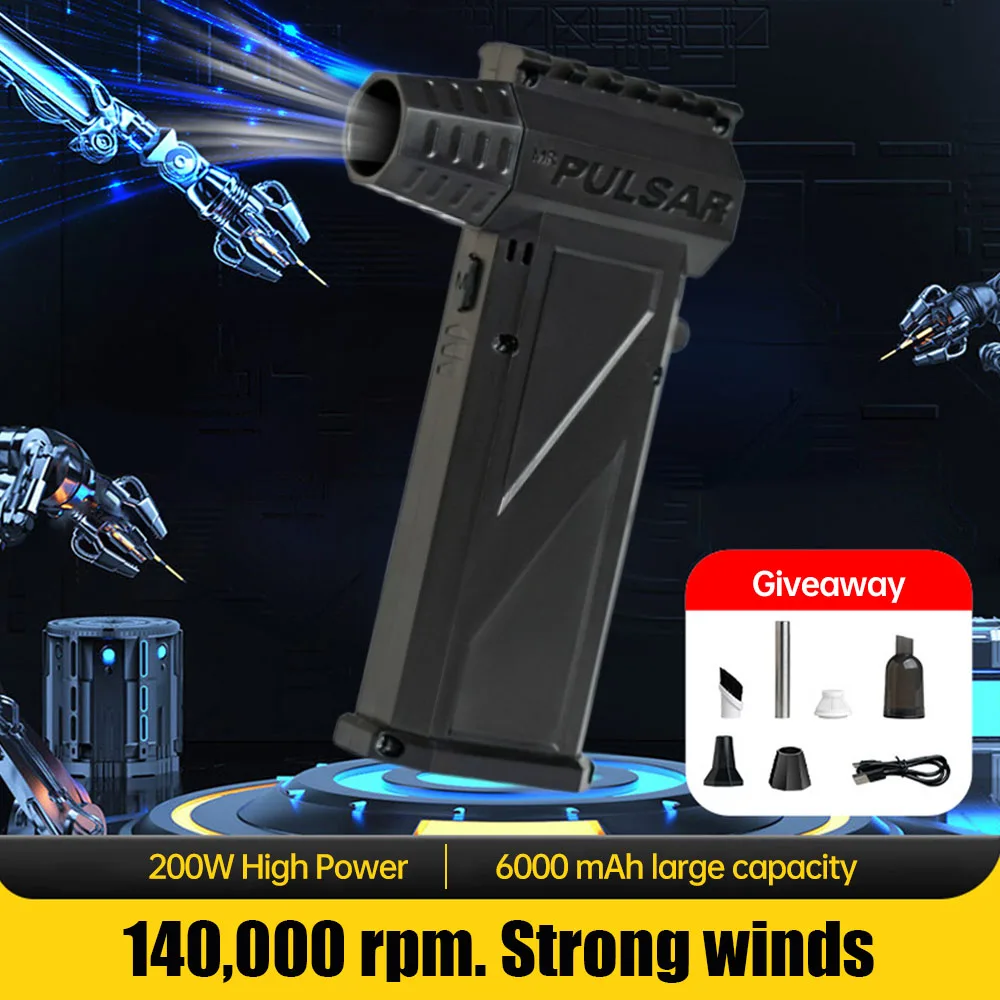 Imagem -05 - Ventilador Violento X6pro de 6a Geração Mini Turbo Jet Ventilador Portátil sem Escova 140000 Ventiladores de Duto de Velocidade do Vento Rpm 52 m s Dropship