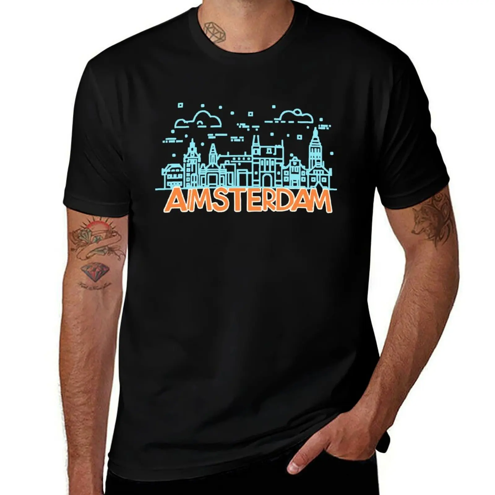 

amsterdam T-Shirt t shirt man luxury cotton t shirt man T-Shirt