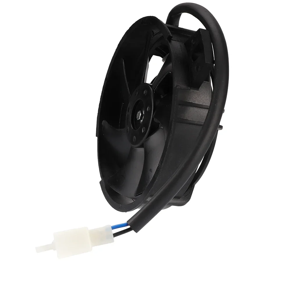 Motorcycle 12V radiator cooling fan oil cooler water cooler 4 inches suitable for Honda KAYO motorcycle ATV four-wheel off-road view 5