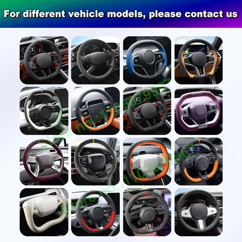 مخيط يدويا عدم الانزلاق الكانتارا الجلود غطاء عجلة القيادة سيارة التفاف لشيري أريزو 8 برو 2025 الملحقات الداخلية