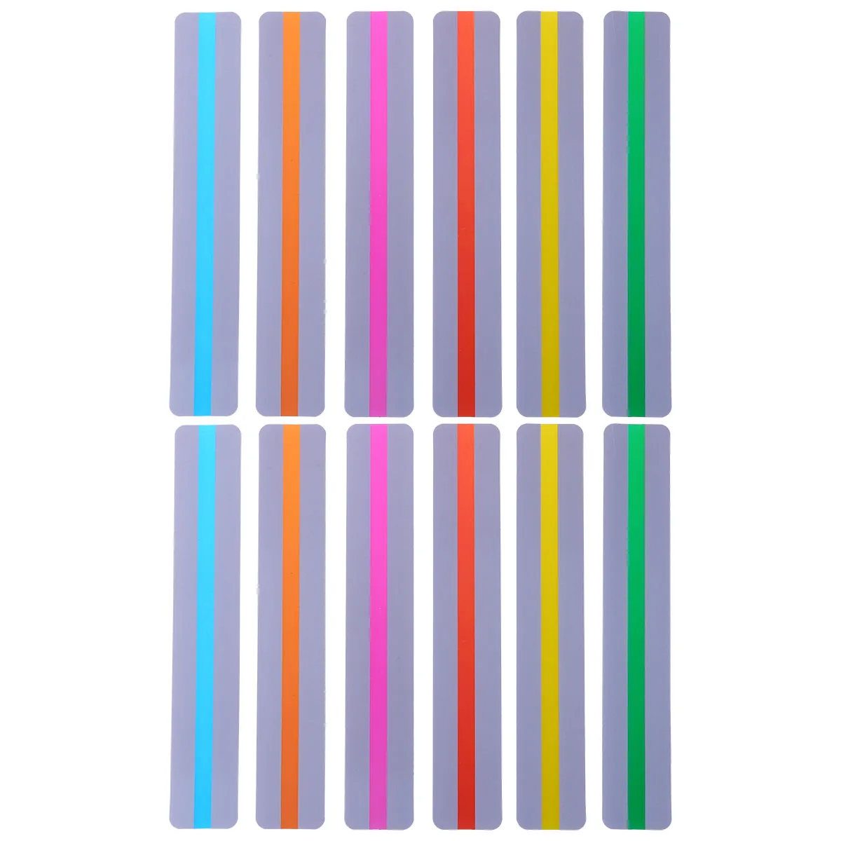 

12Pcs PVC Transparent Bookmarks Creative Waterproof Book Decorations Unique Gift for Book Lovers PVC Bookmark