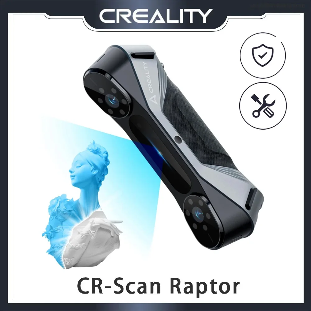 

Creality 3D CR-Scan Raptor многолинейный синий NIR потребительский 3D сканер для 3D печати ручной сканер до 60FPS ScanningSpeed