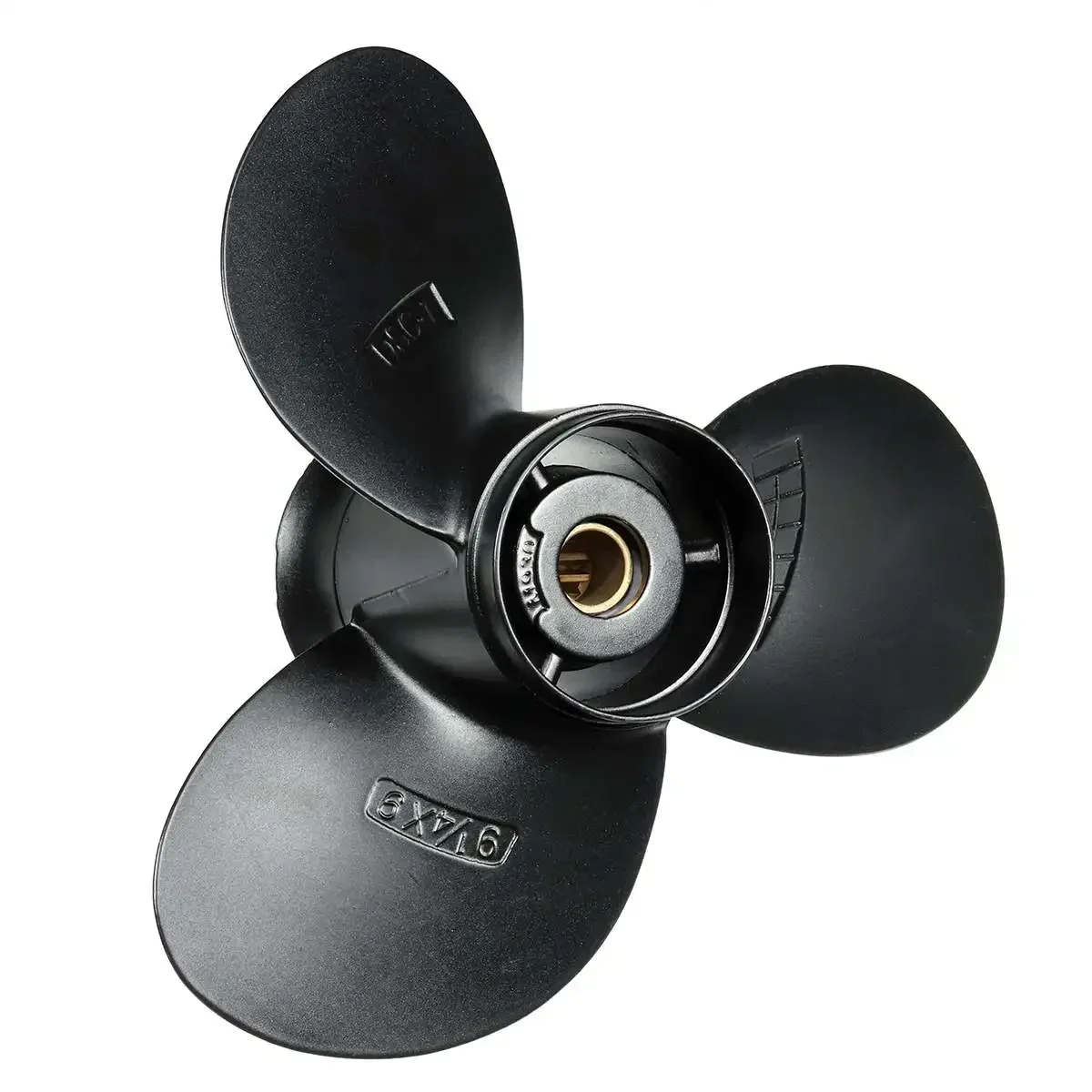 

Aluminum Alloy Boat Outboard Propeller 10 Spline Tooth Marine Propeller Fit For Suzuki 8-20HP 58100-93723-019 9 1/4 x 9