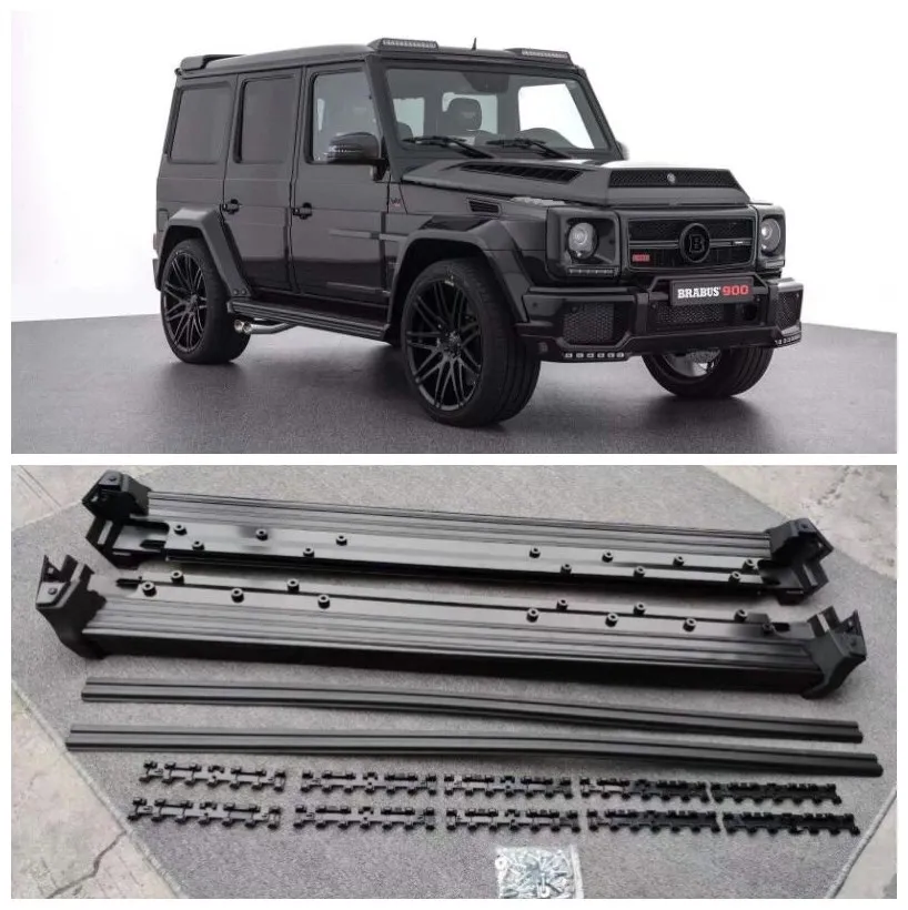 

For Mercedes-Benz G Class W464 G65 G350 G500 G63 2019-2022 High Quality Aluminum Alloy Running Boards Side Step Bar Pedals