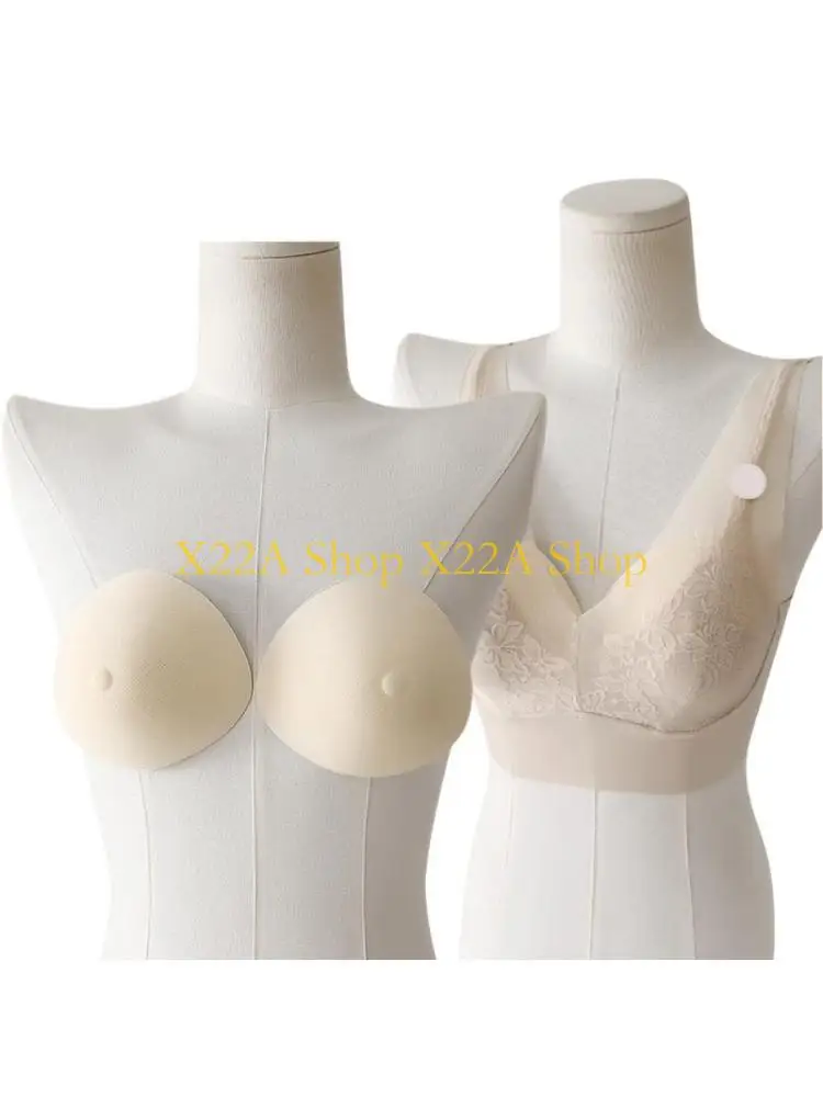 Unique 1Pc/2Pcs Realistic Breast Form Breathable Fake Breast for Transgender,Mastectomy