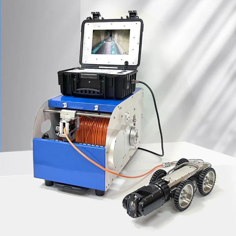 Камера видеонаблюдения для проверки дренажных труб, роботизированная камера для сточных вод, сантехника, робот-камера, камера для осмотра канализации, робот-система