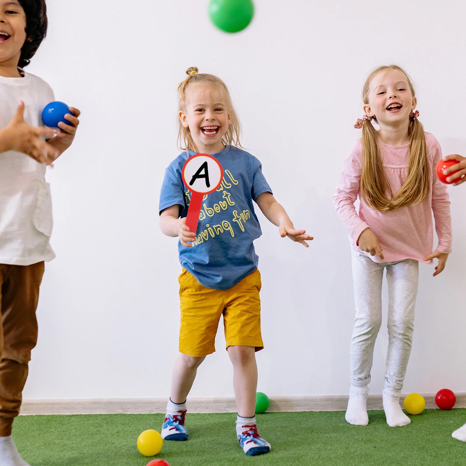 10 Pcs Handheld Score Board Reusable Poster Boards Dry Erase Paddle White Mini Double Sided Plastic Student