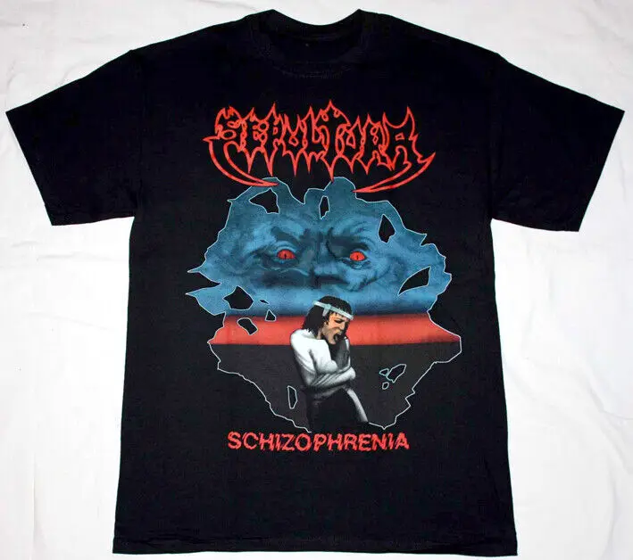 

Sepultura Schizophrenia Black Cotton T-Shirt Size S-5XL L1226