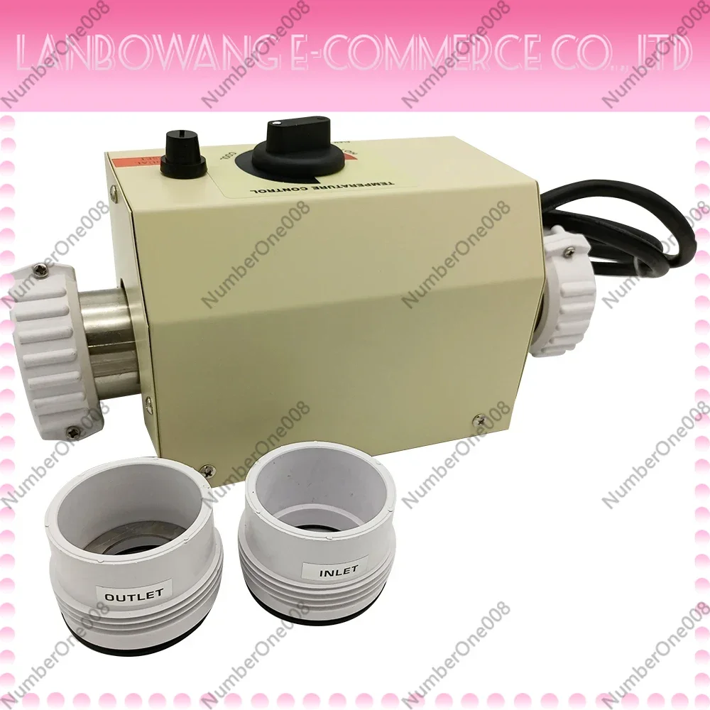 3KW 220V Pool Heater Electric Swimmming Pool Water Heaters Hot Tub Thermostat with Adjustable Temp Control for Pool Spa Bathtub