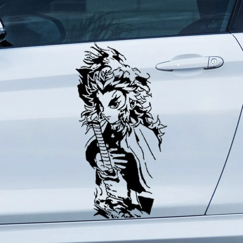 Japanese Anime JDM Car Sticker Large Pattern Decoration For Side Door Die Cutting Vinyl Decals Figure Accessories Bodywork