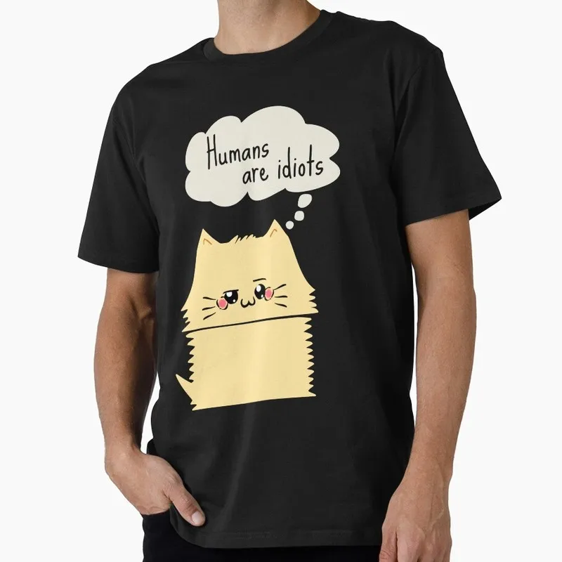 Funny Gift T-shirt Men's Short Sleeve Graphic Clothes 100% Cotton Printed Unisex Tee All Size Tops S-6XL
